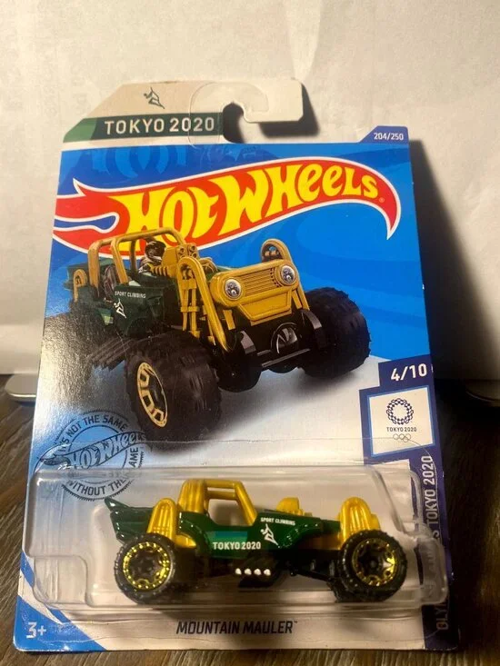 Hot Wheels Mountain Mauler Tokyo 2020 Sport Climbing Edition Die-Cast Car 4/10 - Picture 1 of 4
